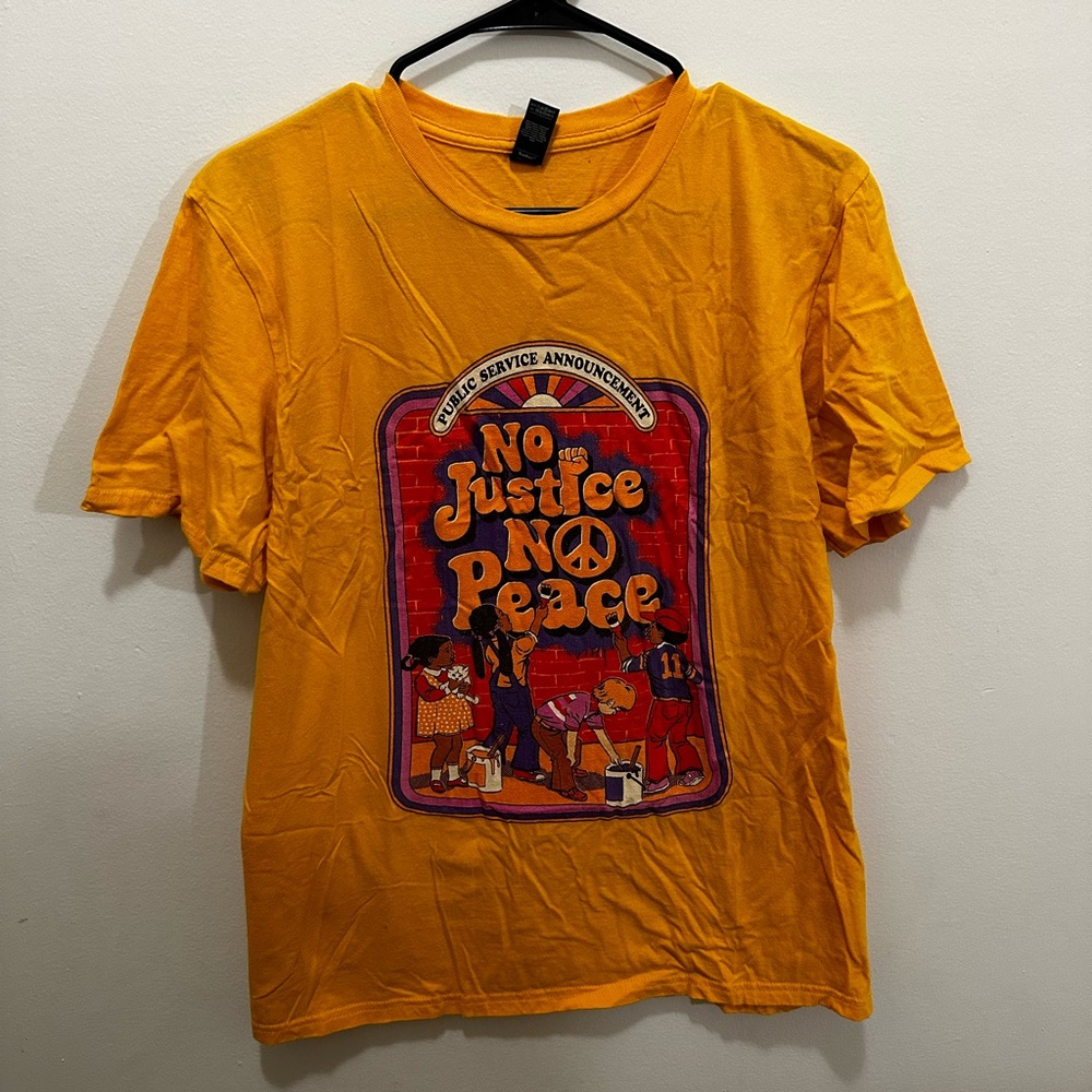 No Justice No Peace t-shirt in Medium